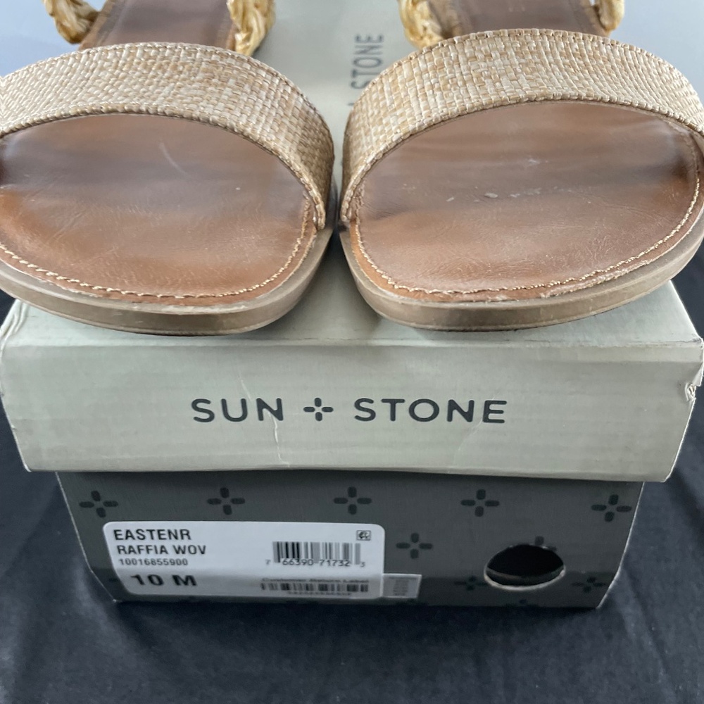 Sun + Stone Raffia Sandals - Picture 9 of 12